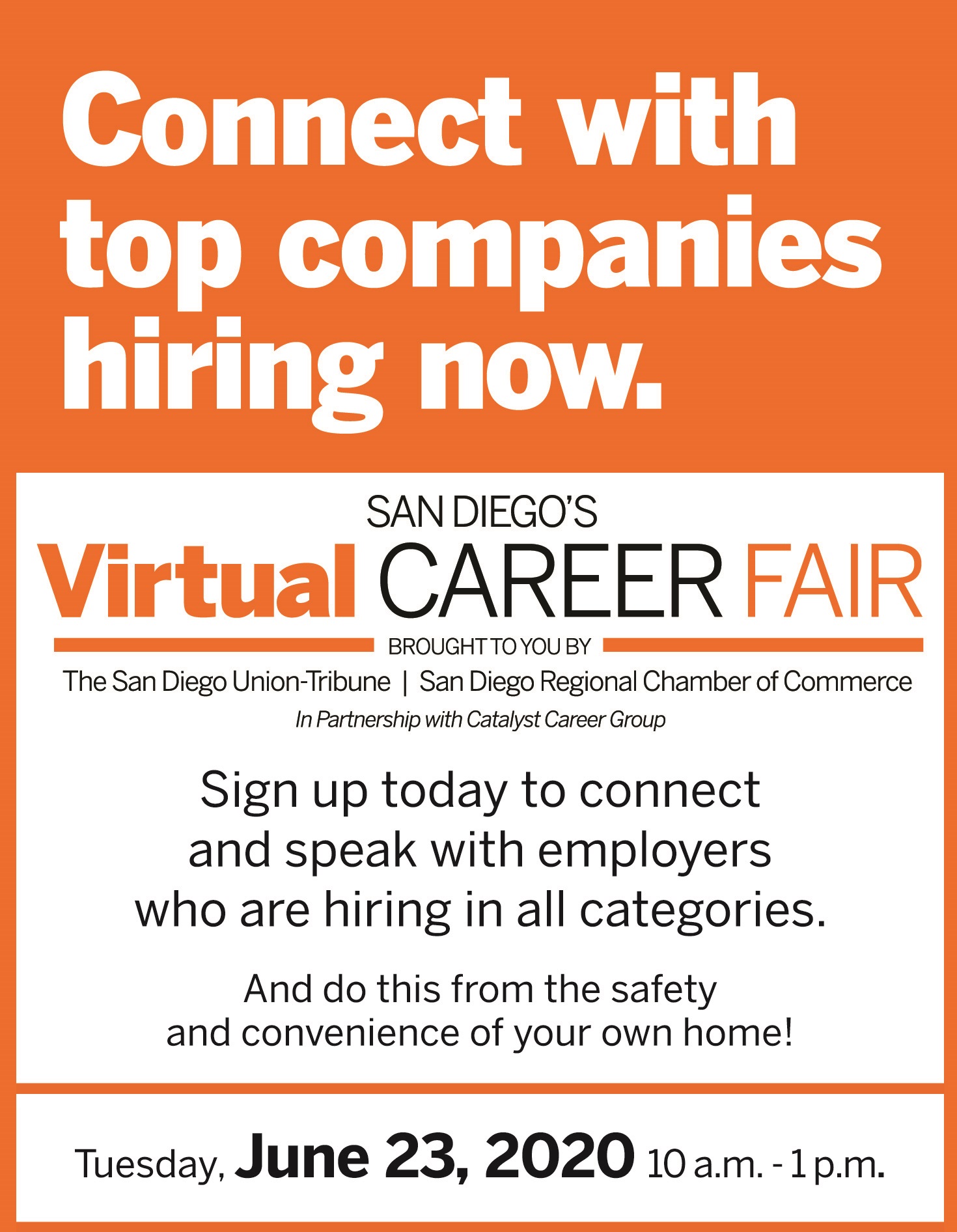 San Diego Virtual Career Fair 2020 The San Diego UnionTribune